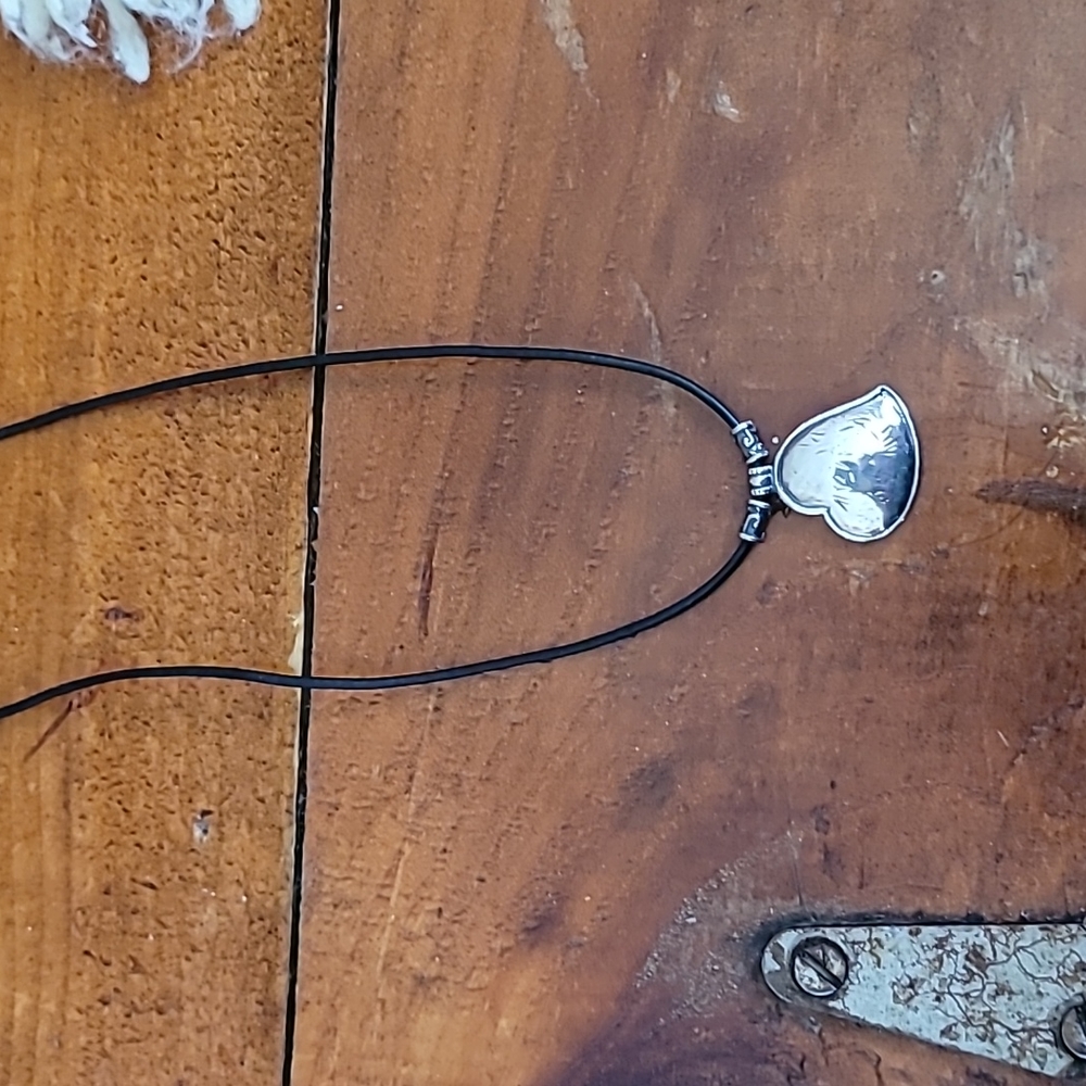 Silpada puffed heart necklace
